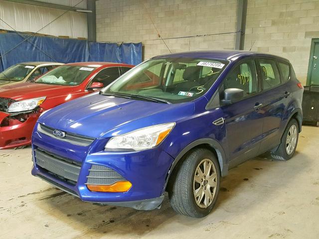 1FMCU0F72DUB72210 - 2013 FORD ESCAPE S BLUE photo 2