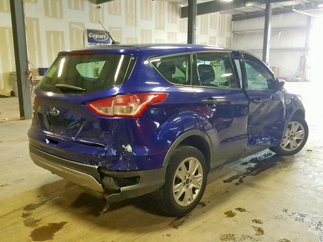 1FMCU0F72DUB72210 - 2013 FORD ESCAPE S BLUE photo 4