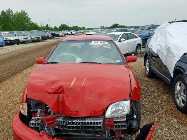 1G1JH52T027155779 - 2002 CHEVROLET CAVALIER Z RED photo 7