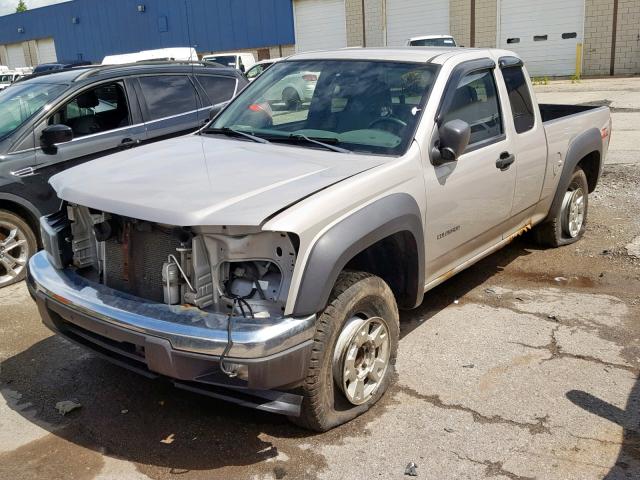 1GCDS196X48172732 - 2004 CHEVROLET COLORADO TAN photo 2