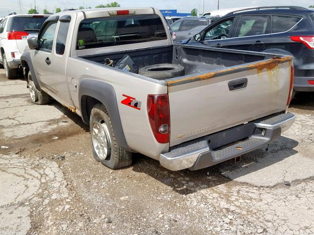 1GCDS196X48172732 - 2004 CHEVROLET COLORADO TAN photo 3