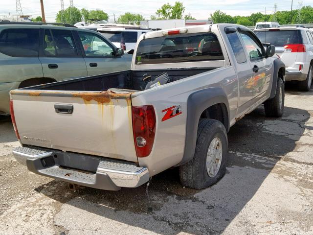 1GCDS196X48172732 - 2004 CHEVROLET COLORADO TAN photo 4