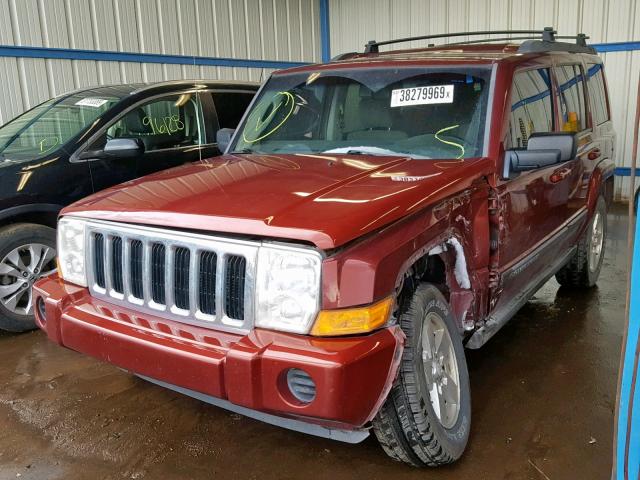 1J8HG48K37C577666 - 2007 JEEP COMMANDER 勃艮第红 照片 2