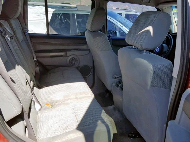 1J8HG48K37C577666 - 2007 JEEP COMMANDER 勃艮第红 照片 6