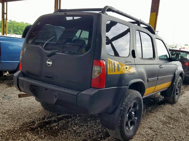 5N1ED28T42C555373 - 2002 NISSAN XTERRA XE BLACK photo 4