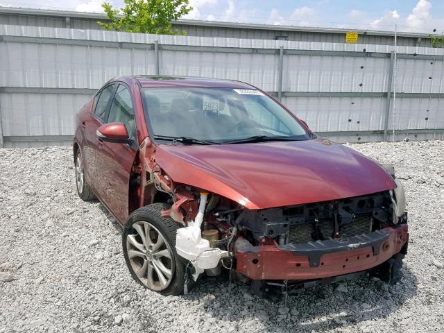 JM1BL1S51A1100358 - 2010 MAZDA 3 S MAROON photo 1