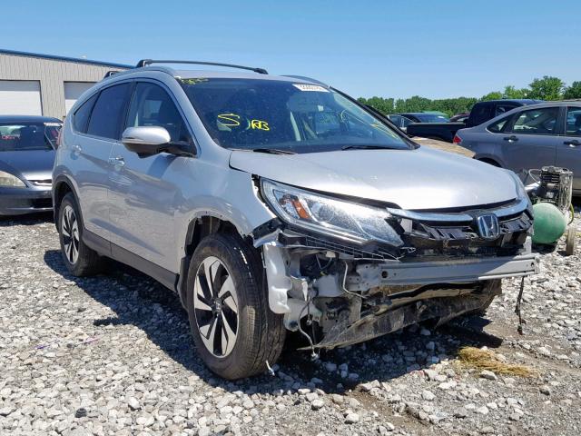 5J6RM4H96FL062381 - 2015 HONDA CR-V TOURI SILVER photo 1