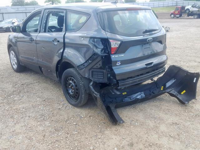 1FMCU0F73JUB12271 - 2018 FORD ESCAPE S GRAY photo 3