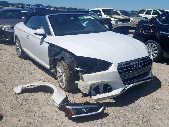 WAU2NGF50JN019137 - 2018 AUDI A5 PRESTIG WHITE photo 1