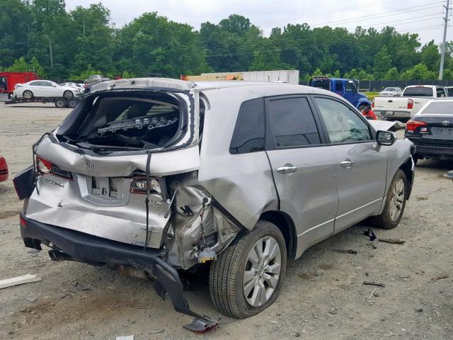 5J8TB1H52BA006457 - 2011 ACURA RDX TECHNO SILVER photo 4