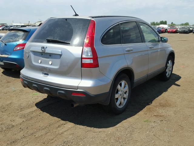 JHLRE48768C047533 - 2008 HONDA CR-V EXL SILVER photo 4