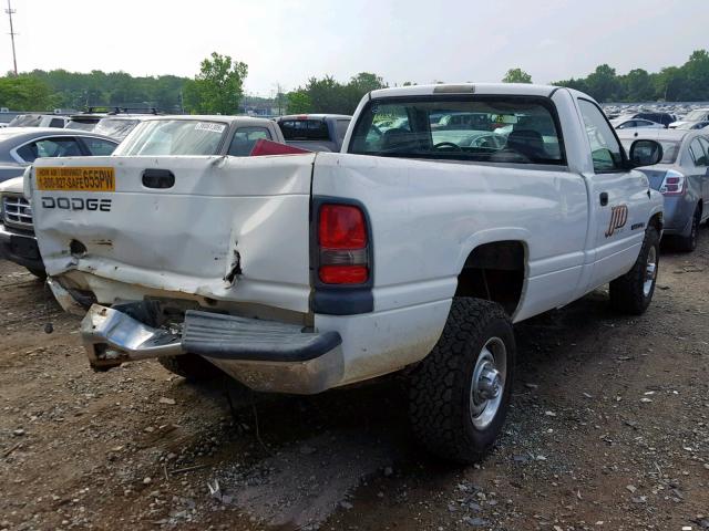 3B7KC26Z01M583542 - 2001 DODGE RAM 2500 WHITE photo 4