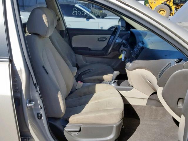 KMHDU4AD0AU113354 - 2010 HYUNDAI ELANTRA BL GOLD photo 5