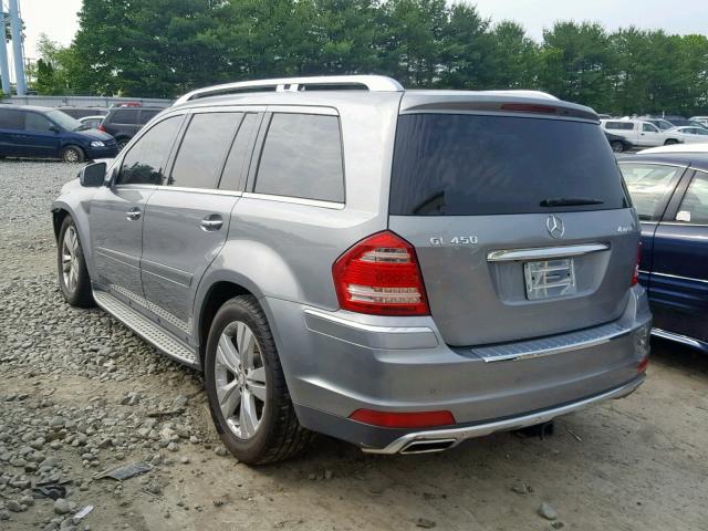 4JGBF7BE1BA758091 - 2011 MERCEDES-BENZ GL 450 4MA SILVER photo 3