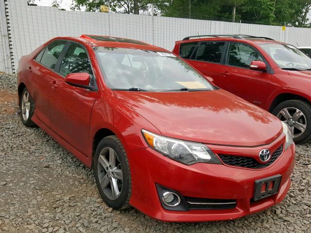 4T1BF1FK5CU518782 - 2012 TOYOTA CAMRY BASE RED photo 1