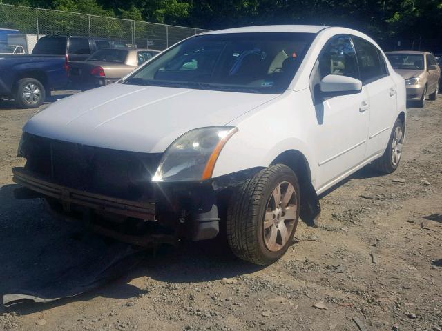 3N1AB61E09L623486 - 2009 NISSAN SENTRA 2.0 WHITE photo 2