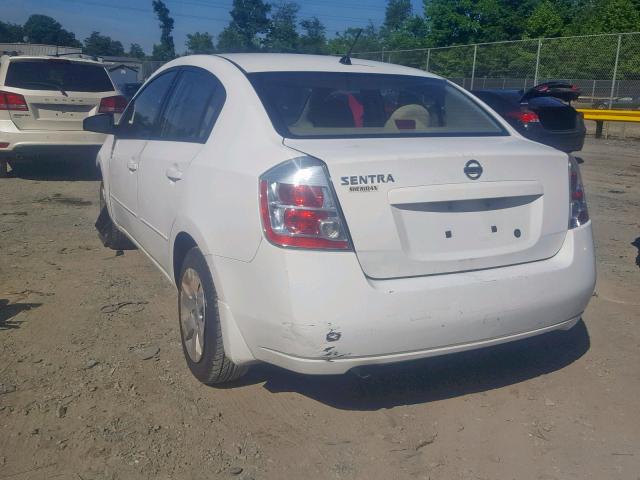 3N1AB61E09L623486 - 2009 NISSAN SENTRA 2.0 WHITE photo 3