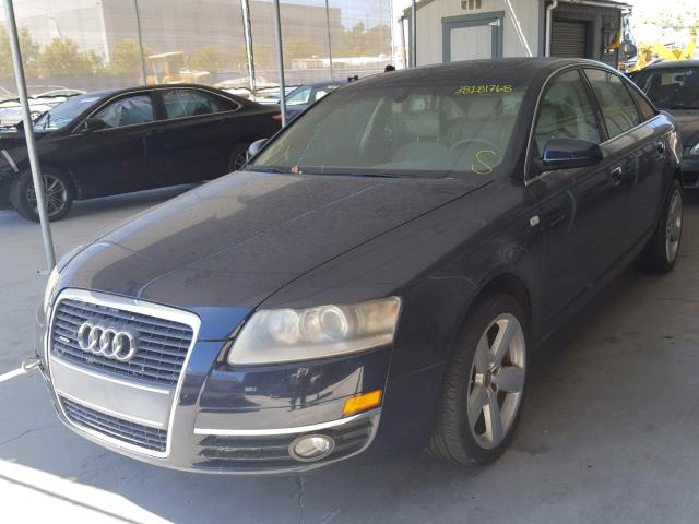 WAUDG74F26N033319 - 2006 AUDI A6 3.2 QUA BLUE photo 2