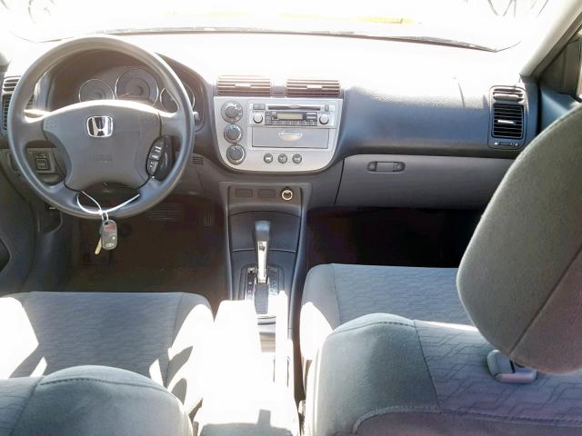 JHMES96604S016840 - 2004 HONDA CIVIC HYBR GRAY photo 9