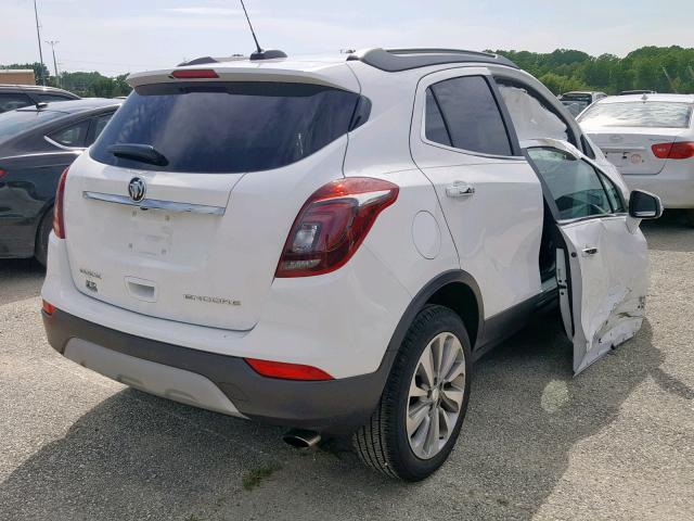 KL4CJASB0JB716119 - 2018 BUICK ENCORE PRE WHITE photo 4