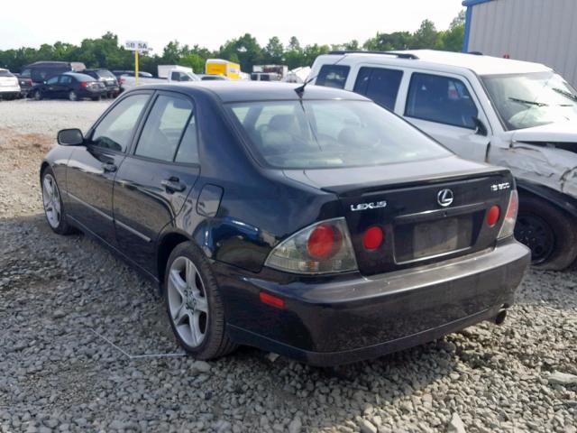 JTHBD192930070767 - 2003 LEXUS IS 300 BLACK photo 3