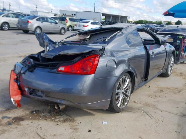 JN1CV6EL6BM261975 - 2011 INFINITI G37 GRAY photo 4