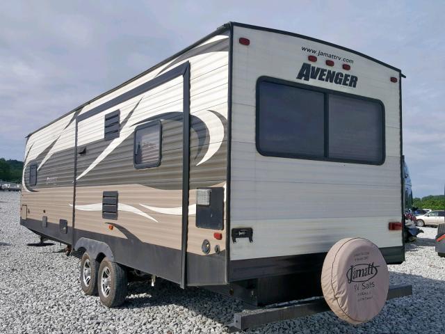 5ZT2AVXB8FB905740 - 2015 CAMP AVENGER BROWN photo 3