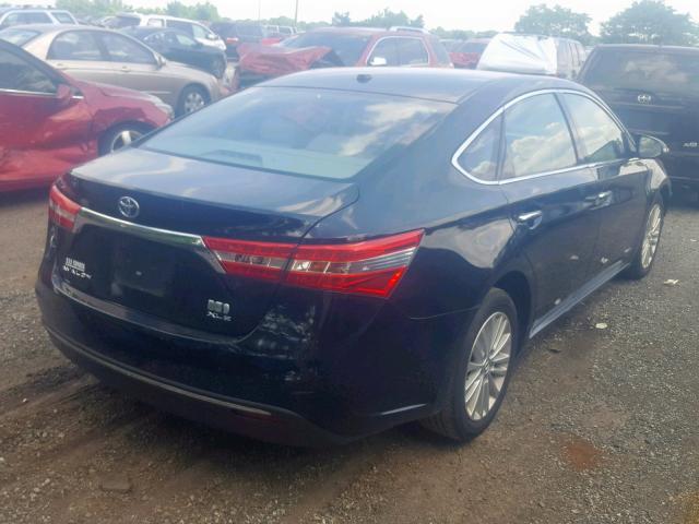 4T1BD1EB9DU014440 - 2013 TOYOTA AVALON HYB BLACK photo 4