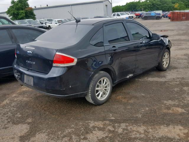 1FAHP34N18W190878 - 2008 FORD FOCUS S/SE BLACK photo 4