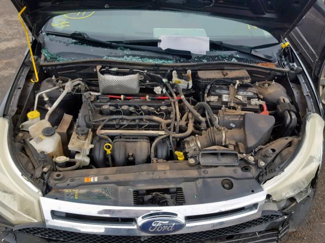 1FAHP34N18W190878 - 2008 FORD FOCUS S/SE BLACK photo 7