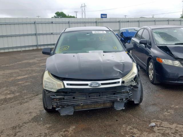 1FAHP34N18W190878 - 2008 FORD FOCUS S/SE BLACK photo 9