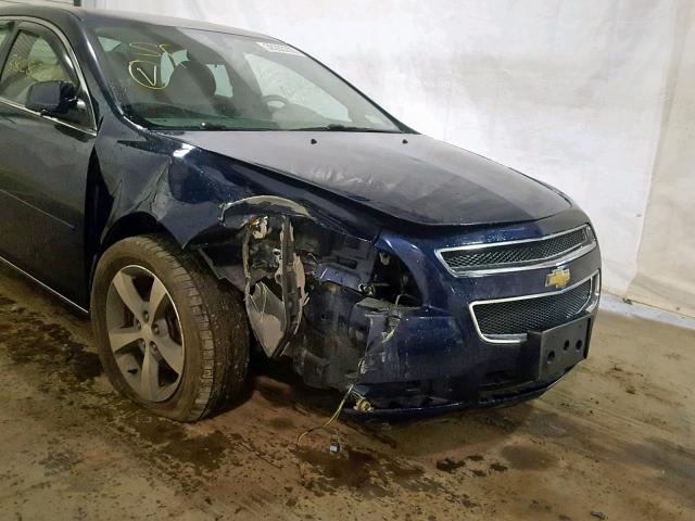 1G1ZC5E03CF242652 - 2012 CHEVROLET MALIBU 1LT BLUE photo 9