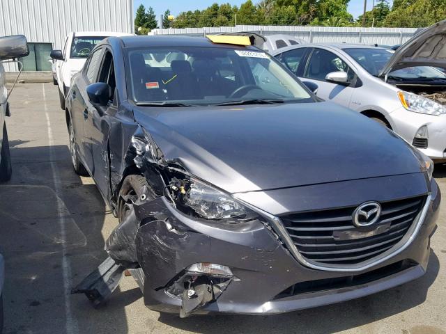 JM1BM1T73E1130657 - 2014 MAZDA 3 SV GRAY photo 1