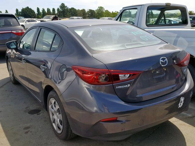 JM1BM1T73E1130657 - 2014 MAZDA 3 SV GRAY photo 3