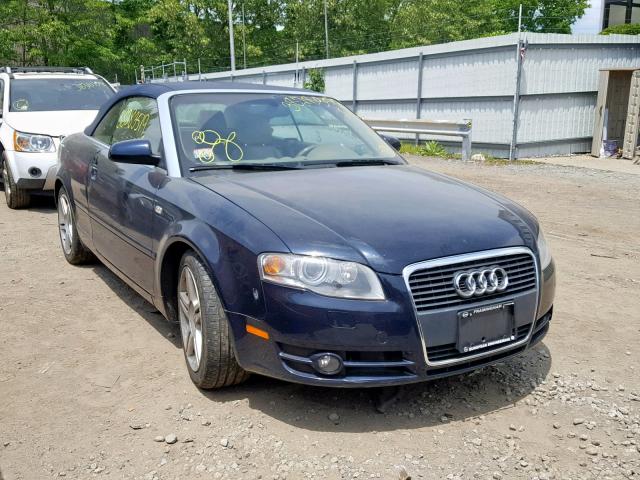 WAUDF48H27K013989 - 2007 AUDI A4 2.0T CA BLUE photo 1