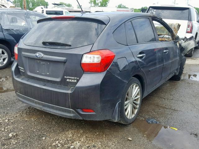 JF1GPAH6XCH224350 - 2012 SUBARU IMPREZA LI CHARCOAL photo 4