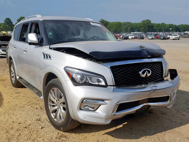 JN8AZ2NFXH9641817 - 2017 INFINITI QX80 BASE SILVER photo 1