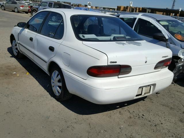 1Y1SK5261VZ433472 - 1997 GEO PRIZM BASE WHITE photo 3