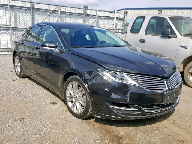 3LN6L2LU1ER830663 - 2014 LINCOLN MKZ HYBRID BLACK photo 1