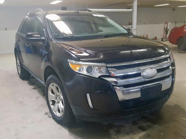 2FMDK3JC1DBA72461 - 2013 FORD EDGE SEL BLACK photo 1