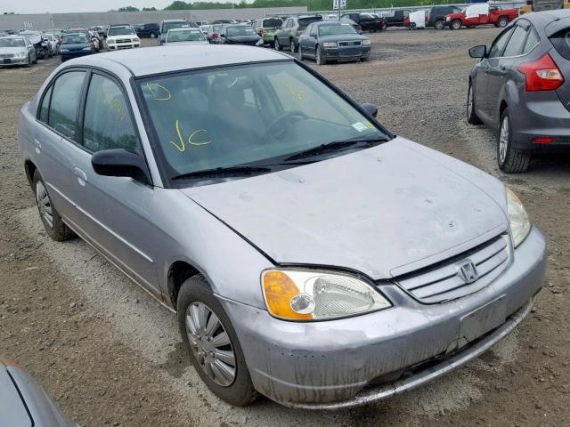 2HGES15573H537802 - 2003 HONDA CIVIC LX GRAY photo 1