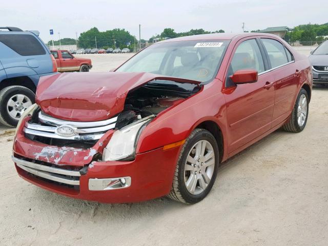 3FAHP08186R151243 - 2006 FORD FUSION SEL MAROON photo 2