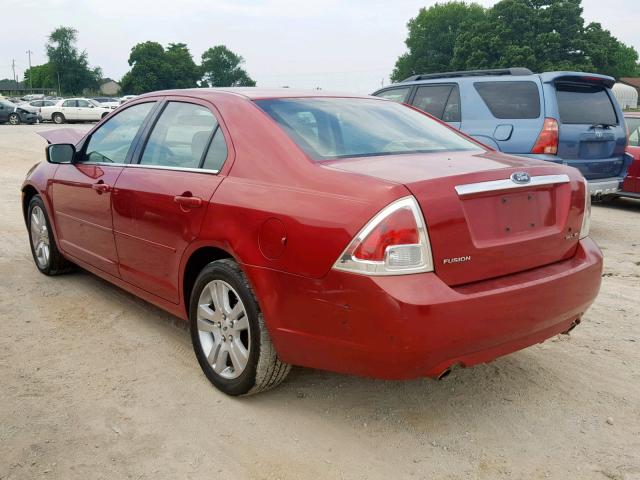 3FAHP08186R151243 - 2006 FORD FUSION SEL MAROON photo 3