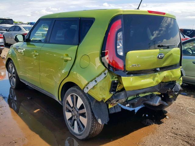 KNDJX3A55E7710019 - 2014 KIA SOUL ! Yaşıl foto 3