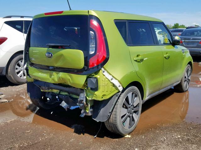 KNDJX3A55E7710019 - 2014 KIA SOUL ! Yaşıl foto 4