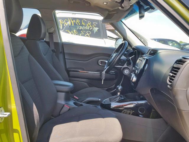 KNDJX3A55E7710019 - 2014 KIA SOUL ! Yaşıl foto 5
