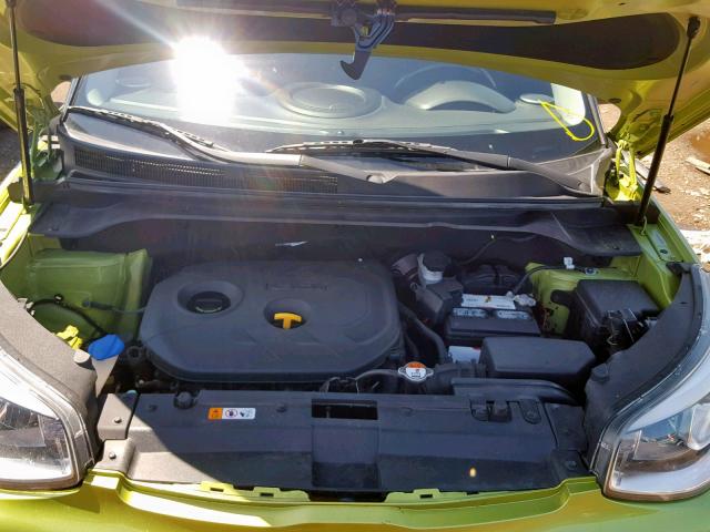 KNDJX3A55E7710019 - 2014 KIA SOUL ! Yaşıl foto 7