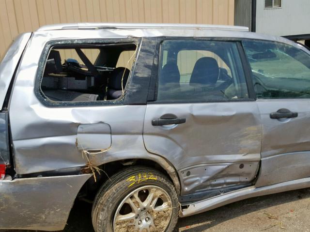 JF1SG66618H729131 - 2008 SUBARU FORESTER S 灰色 照片 9
