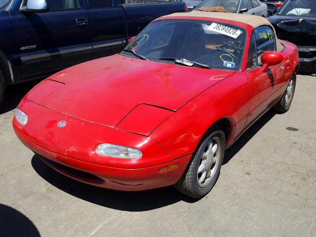 JM1NA3511P0423671 - 1993 MAZDA MX-5 MIATA RED photo 2