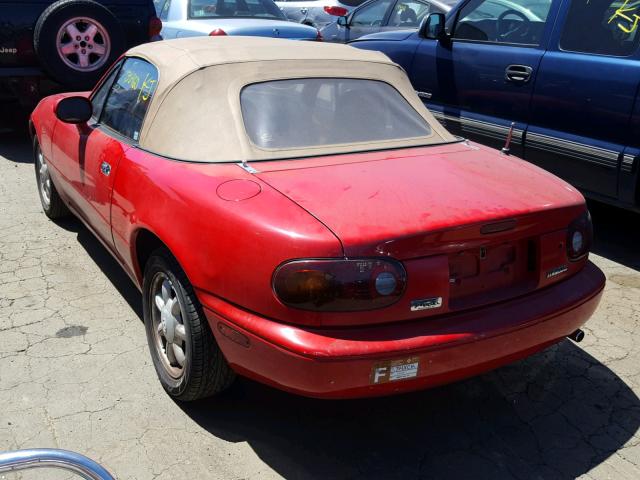 JM1NA3511P0423671 - 1993 MAZDA MX-5 MIATA RED photo 3